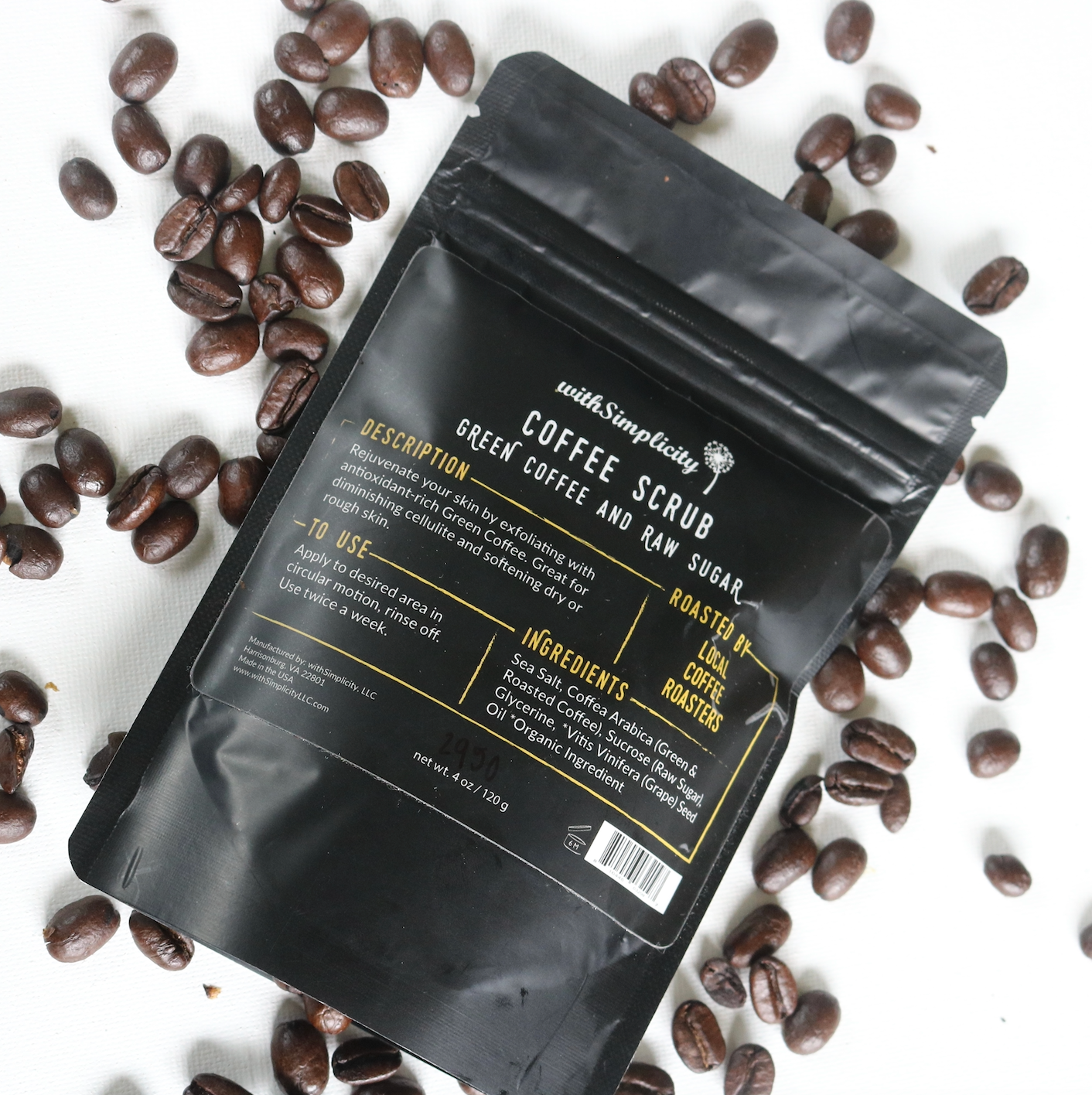 withSimplicity Coffee Scrub - nudeFX